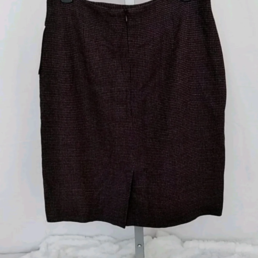 Wool blend pencil skirt NWT Jones Wear Eggplant